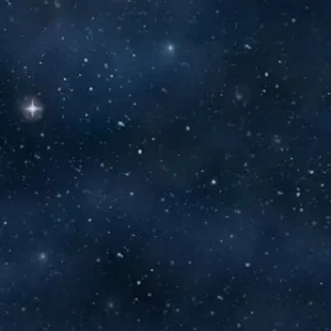 Starry Sky Allover - Universum Weltall Astronautenstoff mit Sternen & Sternchen Handgefertigt