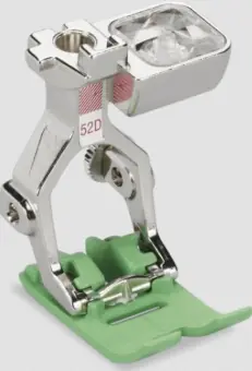 #52D Zickzack-Nähfuß mit Gleitsohle – BERNINA 9mm Anti-Haft-Fuß – Ledernähfuß – Vinylnähfuß – Wachstuchnähfuß Original