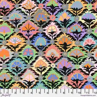 Contrast Step Flower Blumenstoff – Kaffe Fassett Collective Designerstoffe – Spring 2024 Patchworkstoff Gleich Bestellen