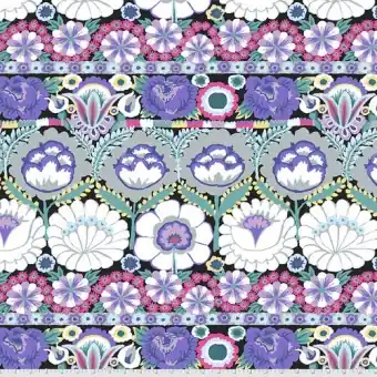Im Trend Contrast Embroidered Flower Blümchenstoff – Kaffe Fassett Collective Designerstoffe & Patchworkstoff Meterware