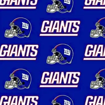 New York Giants Motivstoff – Original NFL Lizenzstoff – American Football Meterware Sichere Zahlung