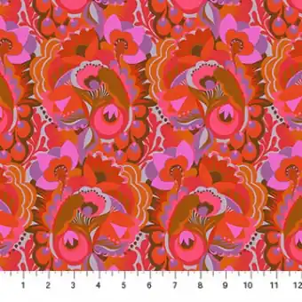 Meistverkauft Unfurl – Amber Blumenstoff – Anna Maria Shooting Star Vintage Collective Designerstoffe – Patchworkstoff Meterware