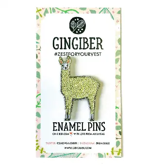 Top-Seller No Drama Llama Anstecker – Alpaca Gingiber Enamel Pins & Buttons