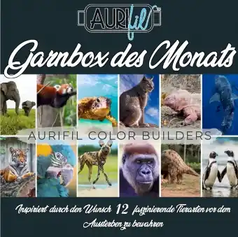 2021 Aurifil Color Builders – Endangered Species BOM & Aurifil 40 wt. Garnsortimente Online Kaufen