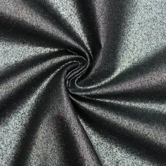 Black Sparkle KONA Sheen Glitzerstoffe – Svchwarz-Silberiger Kona Cotton Solids Unistoffe mit Shimmer Günstig