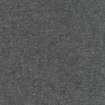 Hellgrauer, weicher Leinen & Baumwollstoff – Charcoal Essex Yarn Dyed Patchworkstoff Limited Edition