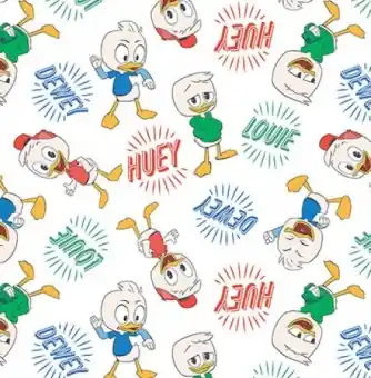 Neu Im Sortiment Original „Ducktales Adventures“ Disneystoff – Disney’s Tick, Trick & Track Duck – „Das lustige Taschenbuch“ Comicstoff