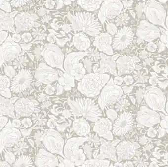 Folktale Blümchenstoff – Zartes Blütenmuster in Naturtönen – Patchworkstoff von FIGO Fabrics Direkt Vom Hersteller