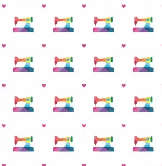 Nähmaschinen auf Weiß – Make by Quiet Play Kristy Lea Nähmotivstoffe – Riley Blake Patchworkstoffe Aktuell