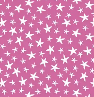 Weiß-Pinker Sternchenstoff – Star Dreaming Pink – Dreamers by Benartex Patchworkstoffe Top-Seller