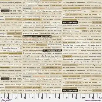 Neutral Creepy Clippings Laboratory Schrifstoff – Tim Holtz Eclectic Elements Halloweenstoffe Meistverkauft