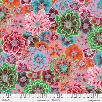 Pink Heliobores Christrosen Blumenstoff – Kaffe Fassett Collective Designerstoffe – Philip Jacobs Patchworkstoff Meterware Meistverkauft