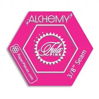 Kostenloser Versand Acrylschablone Tula Pink Alchemy Quilt EPP Paper Pieces Fussy Cutting Template