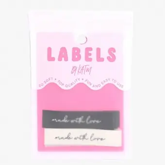 made with love – KATM Webetiketten – Premium Woven Labels – Kylie and the Machine Preisknaller