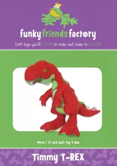 Timmy T-Rex Dinosaurs – Funky Friends Factory Kuscheltiere / Softies Schnittmuster Jetzt Bestellen
