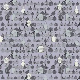 Kürbisstoff / Halloweenstoff – Dusk Pumpkin Field Spooky Hollow by Melissa Mortenson Motivstoffe – Riley Blake Designs Patchworkstoffe Mengenrabatt