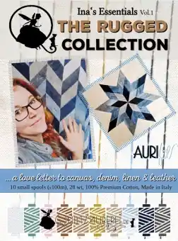 Angebot The Rugged Collection Ina’s Essentials Vol.1 -… a love letter to canvas, denim, linen & leather! Kleines Aurifil 28wt Garnsortiment