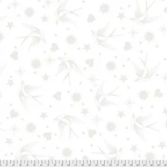 Markenprodukt Paper Fairy Flakes Tiermotivstoffe – Linework Tula Pink Designerstoff – Schwarz-Weiße FreeSpirit Patchworkstoffe