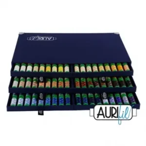 40wt Garnalbum Aurifil Full Selection - Premium Garnschatulle mit allen 270 Farben Gratis Versand