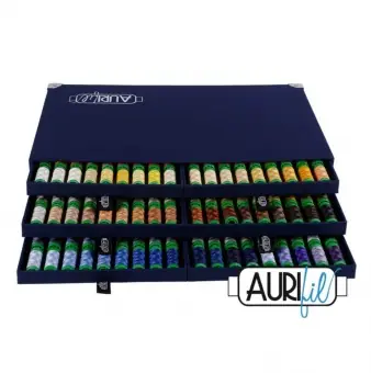 40wt Garnalbum Aurifil Full Selection – Premium Garnschatulle mit allen 270 Farben Gratis Versand