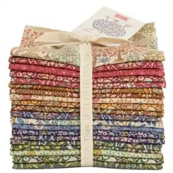 Neue Ware Fat Quarter Paket Tildas Sanctuary Blümchenstoffe – Original skandinavischer Tildastoff