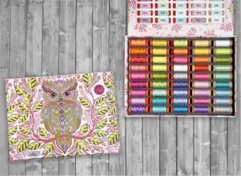 Tula Pink’s 50th Collection – Full Moon Forest II – Aurifil Best Selection Garnschatulle Original