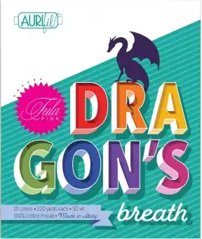 Tula Pink Dragon’s Breath Collection – Kleines Aurifil Garnsortiment Finale Aktion