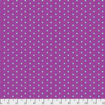 Jetzt Kaufen Thistle Hexy Hexagonstoff – True Colors Tula Pink Basicstoffe – FreeSpirit Patchworkstoffe