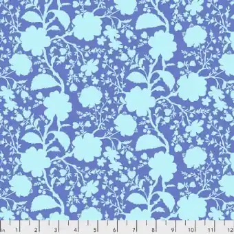 Delphinium Wildflower Blumenstoff – True Colors Tula Pink Basicstoffe – FreeSpirit Patchworkstoffe Preisreduziert