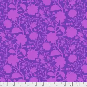 Dahlia Wildflower Blumenstoff – True Colors Tula Pink Basicstoffe – FreeSpirit Patchworkstoffe Schnäppchen