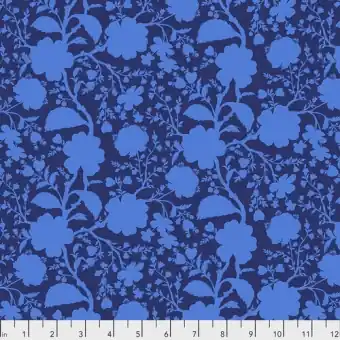 Top-Qualität Anemone Wildflower Blumenstoff – True Colors Tula Pink Basicstoffe – FreeSpirit Patchworkstoffe