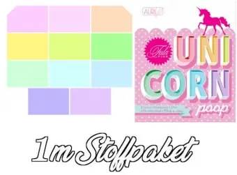 Tula Pink’s „Unicorn Poop“ Mythical Designer Solids Unistoffe – 11 x 1m Patchworkstoffe – Ganze Meter Stoffpaket Wochenendangebot