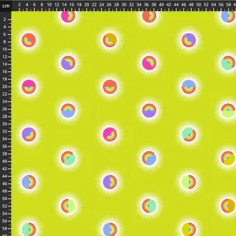 Sichere Zahlung ÜBERBREITER RÜCKSEITENSTOFF! Pineapple Saturdaze – Daydreamer Tula Pink Quilt Backing Designerstoff – FreeSpirit Patchworkstoffe