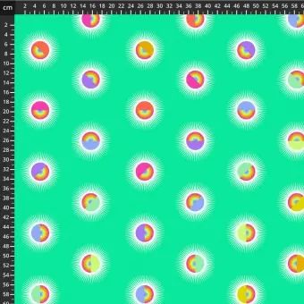 Solange Der Vorrat Reicht ÜBERBREITER RÜCKSEITENSTOFF! Lagoon Saturdaze – Daydreamer Tula Pink Quilt Backing Designerstoff – FreeSpirit Patchworkstoffe