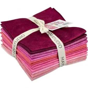 Preisreduziert 10 FQ Shadow Play Pinks – Maywood Studios Fat Quarter Paket Rosatöne & Pinknuancen