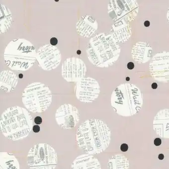 Sichere Zahlung Grey Bluish Newsprint Spots – Zen Chic by Brigitte Heitland – Moda Fabrics Patchworkstoffe