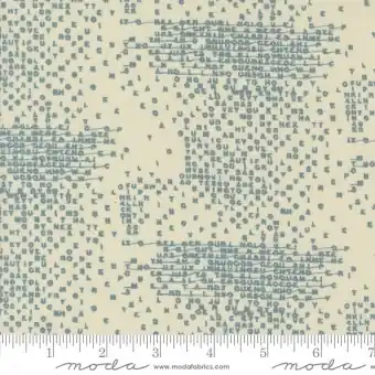 Original Eggshell Spell It Again Text and Words Schriftstoff – Zen Chic by Brigitte Heitland – Moda Fabrics Patchworkstoffe Still More Paper