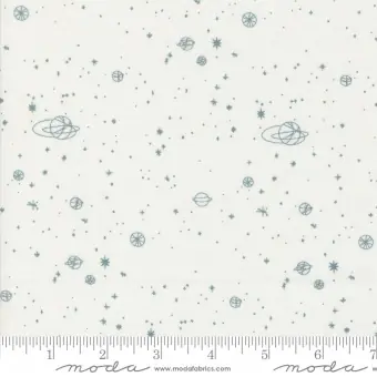 Geld-Zurück-Garantie White Milky Way Blenders Planets Galaxys Sternchenstoff – Zen Chic by Brigitte Heitland – Moda Fabrics Patchworkstoffe Still More Paper