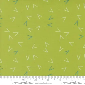 Leaf Arrows Motivstoff – Zen Chic by Brigitte Heitland – Moda Fabrics Patchworkstoffe Olive You Zertifiziert