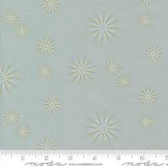 Finale Aktion Silver Shimmer Metallic Stars Sternchenstoff – Zen Chic by Brigitte Heitland – Moda Fabrics Patchworkstoffe