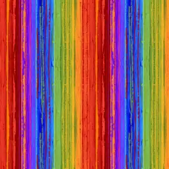 Wochenendangebot Regenbogenfarbverlaufsstreifen – Poppy Dreams Rainbow Stripes Streifenstoff