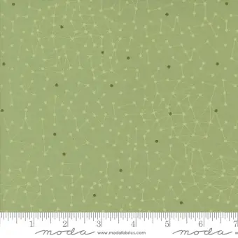 Sage Net Motivstoff – Zen Chic by Brigitte Heitland – Moda Fabrics Patchworkstoffe Olive You Nur Heute