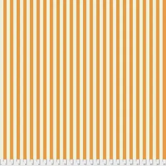 Begonia Tent Stripe – All Stars by Tula Pink – Streifenstoff Wollweiß / Orange Jetzt Kaufen
