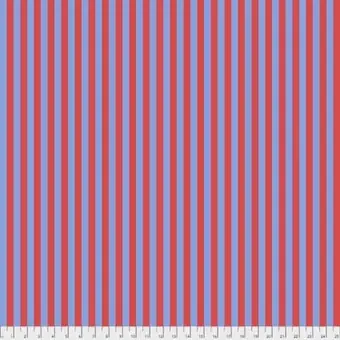 Lupine Tent Stripe – All Stars by Tula Pink – Streifenstoff Rot / Blau Preiswert