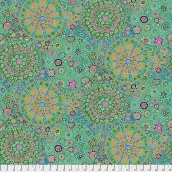Premium Jade Millefiore – Kaffe Fassett Collective Designerstoffe – Free Spirit Fabrics Patchworkstoff