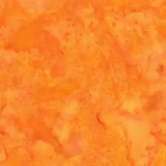 Golden Star Batikstoff Orange-Gelb – „Rainbow Blush Solids“ Be Colorful Lava Unis by Jacqueline de Jonge – Anthology Fabrics Patchworkstoff Top-Qualität