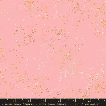 Speckled Balmy Pink – Pastellrosa Ruby Star Society Basicstoff – Rashida Coleman Hale Designerstoff Ab Werk