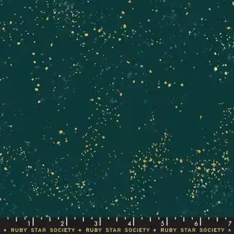 Speckled Pine Green – Tannengrüner Ruby Star Society Basicstoff – Rashida Coleman Hale Designerstoff mit Metallic Akzenten Billig