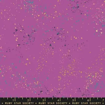 Speckled Witchy Purple – Lila Ruby Star Society Basicstoff – Rashida Coleman Hale Designerstoff mit Metallic Akzenten Sale