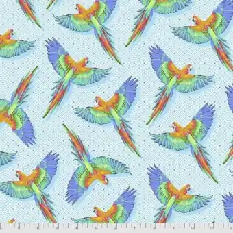 Limited Edition Cloud Macaw Ya Later – Daydreamer Tula Pink Designerstoffe – Tropische FreeSpirit Patchworkstoffe